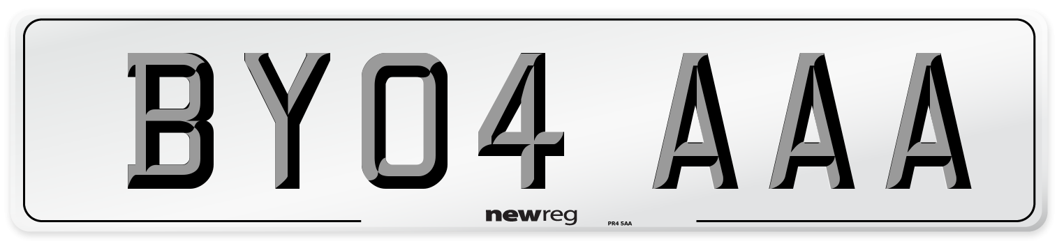 BY04 AAA Number Plate from New Reg